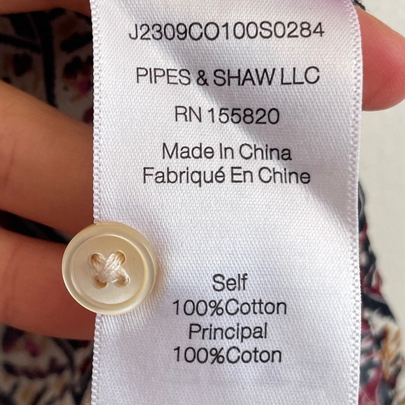 Veronica Beard Calisto Button Down Feminine Ruffle Collar Smocked Cuff Shirt XL - Picture 7 of 13